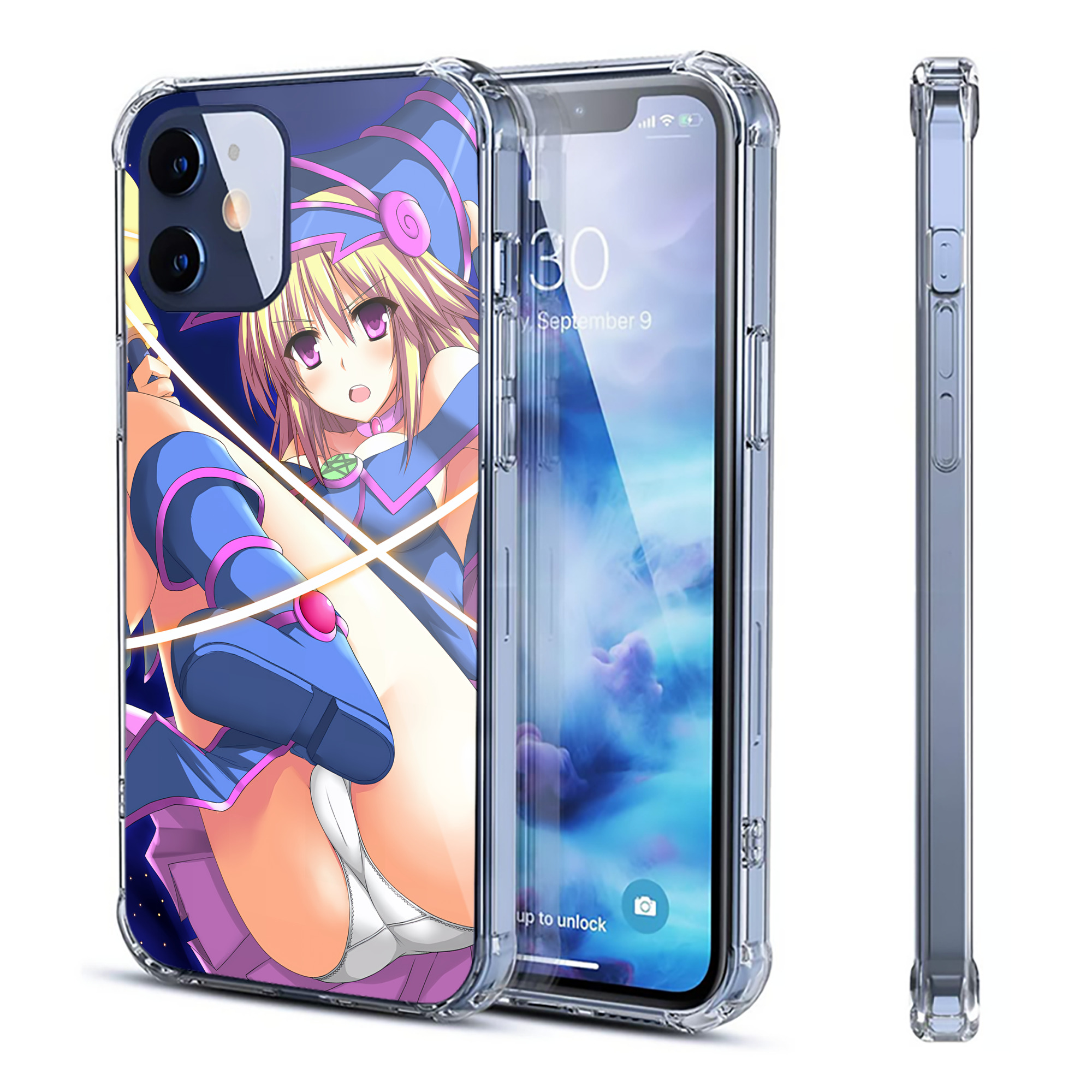 （画像用） 遊☆戯☆王 Yu-Gi-Oh! 【iPhone 12シリーズ対応】透明スマホケース（クリアソフトケース）